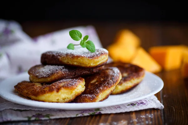 Söt pumpa pannkaka — Stockfoto