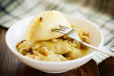 Doldurma patates haşlanmış mantı