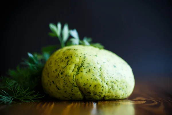 Masa verde con eneldo y perejil —  Fotos de Stock