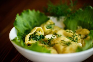 Köfte patates ile yeşil soğan ile doldurulmuş