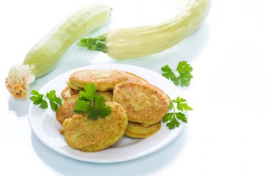 Kabak krep bir plaka üzerinde