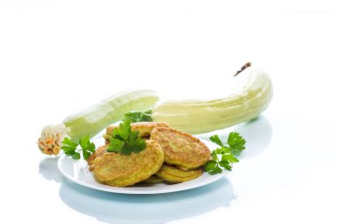 Kabak krep bir plaka üzerinde