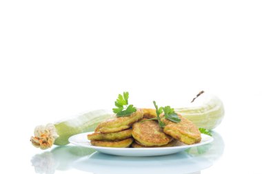 Kabak krep bir plaka üzerinde