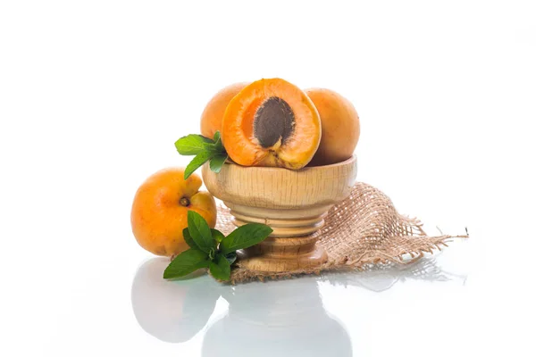 Čerstvé sladké meruňky — Stock fotografie