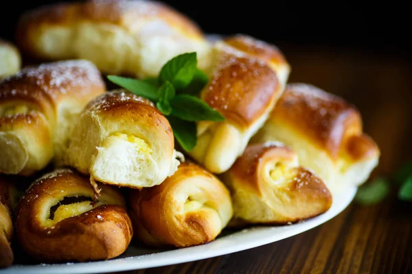 ev yapımı kek krem peynir ile