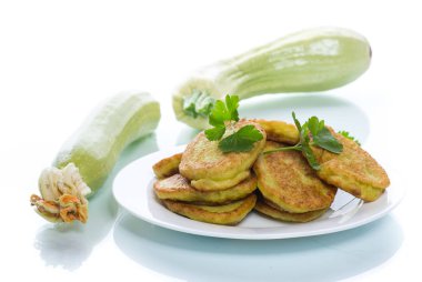 Kabak krep bir plaka üzerinde