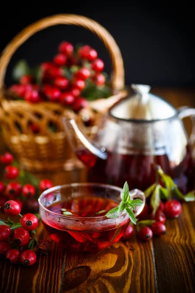 Rose hip čaj — Stock fotografie