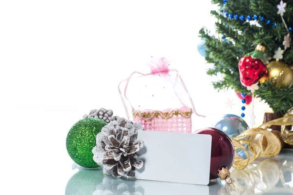 Mångfärgade christmas ornament — Stockfoto