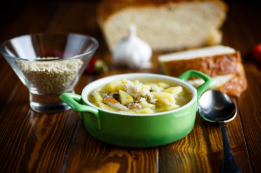 pearl arpa bir kase tavuk çorbası