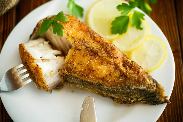 Catfish roasted in batter — Stock Photo, Image