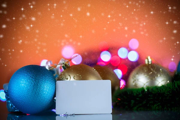 Beautiful new year toys — Stock Photo, Image