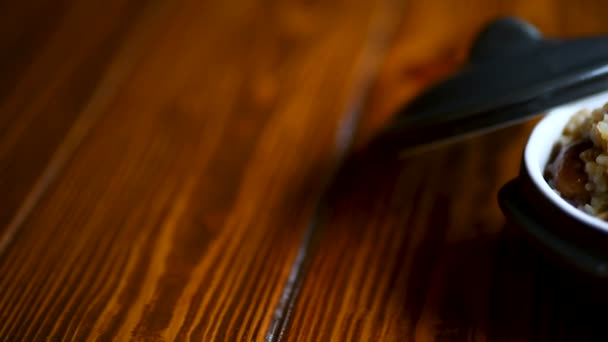 Sarrasin bouilli aux champignons frits 