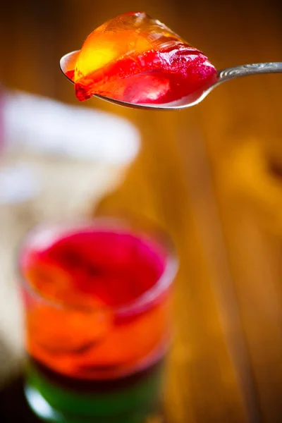 Jelly frukt färgade puff — Stockfoto