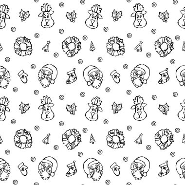 Yeni kusursuz desen. Yeni yıl arkaplanı