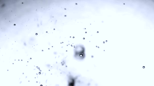 Bubbles in water — Stock Video