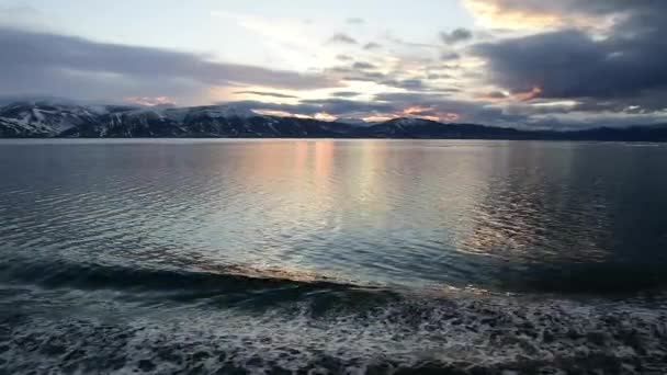 Sunset in the Greenland — Stock Video