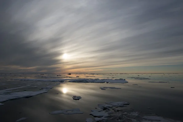 Ηλιοβασίλεμα στη Γροιλανδία — Φωτογραφία Αρχείου