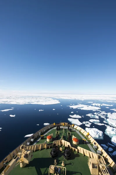 Icebreaker in the ice — Stock Photo, Image