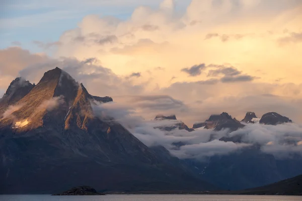 Blick auf die Berge in Grönland — Stockfoto