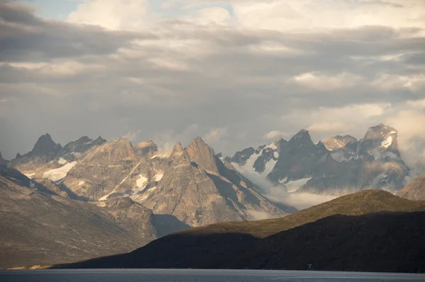 Blick auf die Berge in Grönland — Stockfoto