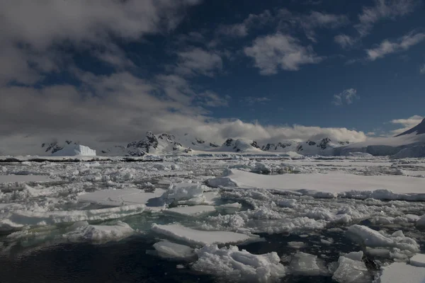 Antarctique vue du navire — Photo