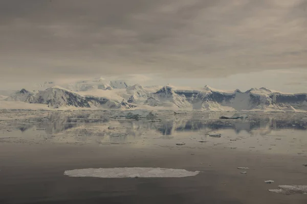 Antarctique vue du navire — Photo