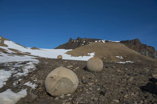 Pedras da Ilha Champ, Terra de Franz Jozef — Fotografia de Stock