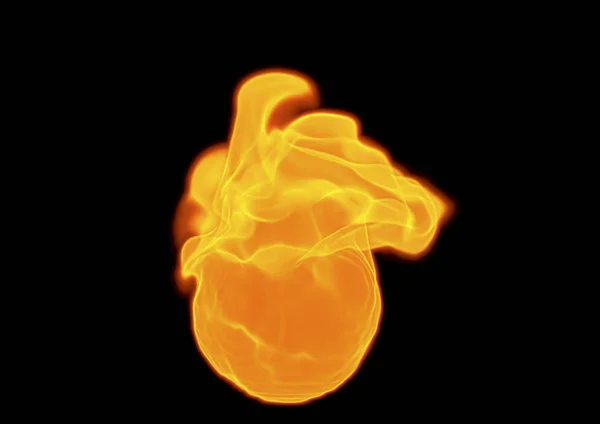 Feuer Flamme - 3D Rendering — Stockfoto