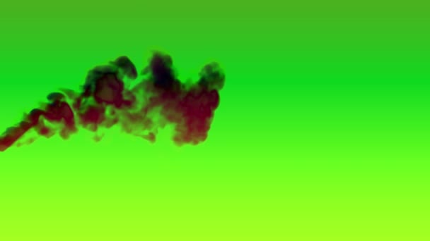 Heavy Smoke - 3D rendering — Stock Video