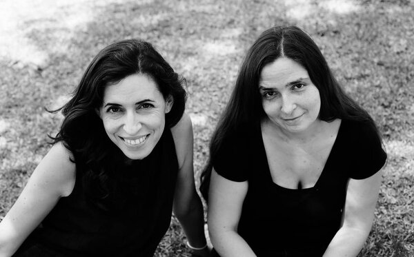 Portrait of two women outdoors