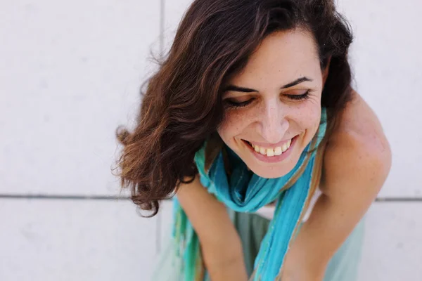 Sorrindo mulher bonita — Fotografia de Stock