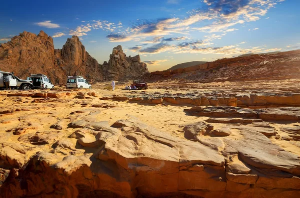 Viagem ao deserto egípcio — Fotografia de Stock