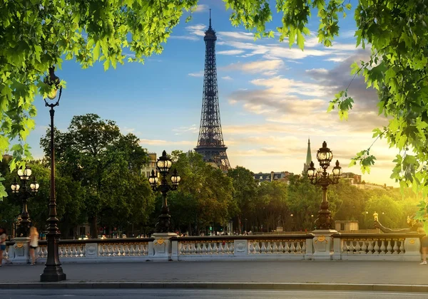 Uitzicht vanaf de Pont Alexandre-Iii — Stockfoto