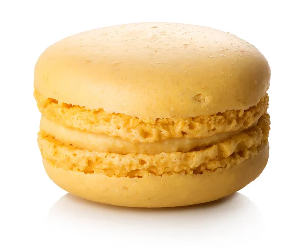 Macaron au citron isolé — Photo