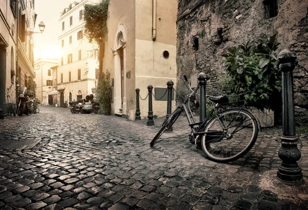 Ulice čtvrti Trastevere — Stock fotografie