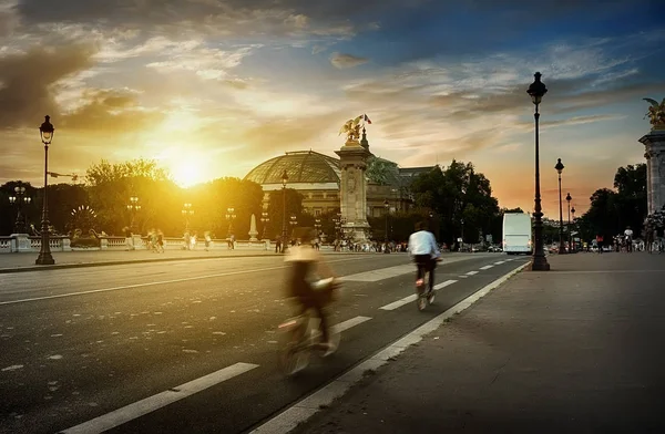 Kilátás a Grand Palais — Stock Fotó