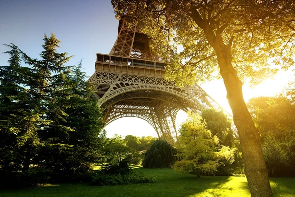 Parque cerca de Torre Eiffel — Foto de Stock