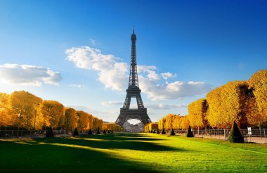 Spring at Champs de Mars in autumn clipart