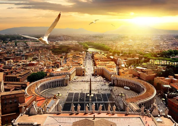 Vista panorámica del Vaticano — Foto de Stock