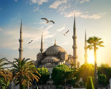 Yaz akşam Sultanahmet Camii