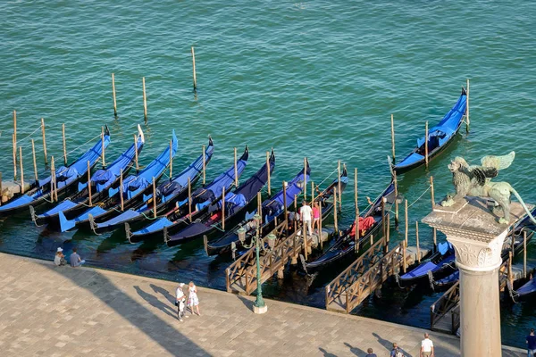 Gondolas and Giorgio — Stock Photo, Image