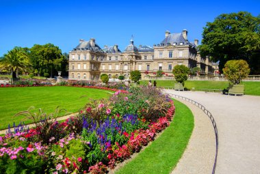 Luxembourg Palace in afternoon clipart