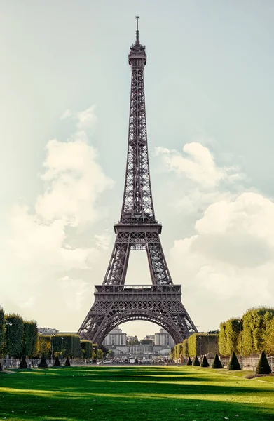 Eiffel toren sepia — Stockfoto