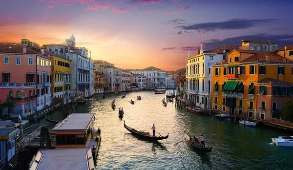 Solnedgång över Venedig — Stockfoto