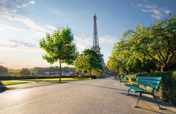 Ogrodowe Trocadero w Paryżu — Zdjęcie stockowe