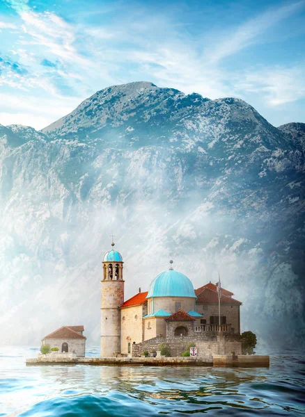 Церковь Девы Марии в Черногории — стоковое фото