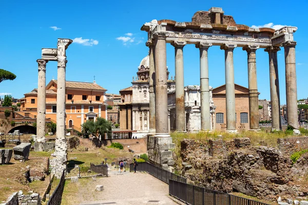 Ruínas do Fórum Romano — Fotografia de Stock