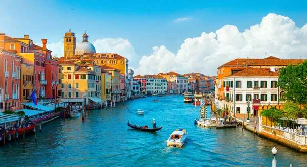 Gondolas and Grand Canal — 스톡 사진