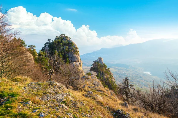 Βουνά και στην κοιλάδα των φαντασμάτων — Φωτογραφία Αρχείου