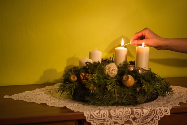 クリスマス アドベント伝統的な概念 — ストック写真